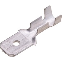 CABAC MTB1.25-6.4-100 Uninsulated Tab Connectors 100Pk Wire Range 0.5-1Mm Squar UNINSULATED TAB