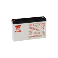 YUASA NP7-6 6V 7Amp Sla Battery Sealed Lead Acid - Np Series Voltage: 6V 6V 7AMP SLA