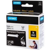 DYMO P-WHT-3/8 Refill Cartridge - 3/8" White Polyester (9Mm) Labeler REFILL CARTRIDGE - 3/8"