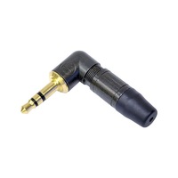NEUTRIK PD1253 3.5Mm Right Angle Stereo Plug Gold Phono Connector Right Angle For Tight Spaces