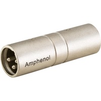AMPHENOL PD4905 3 Pin XLR Plug To Plug Gender Changer 3 PIN XLR PLUG TO PLUG