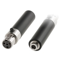 DOSS PD4936 Mini XLR 4P To 3.5Mm Converter Shure To Sennheiser 4M To 3.5F Adapts Mics With 3.5Mm