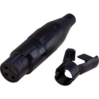 AMPHENOL PD5323 3 Pin XLR Line Socket (Ac3fcp) Polyester Terminal Numbers Are Moulded On Both Sides