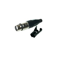 AMPHENOL PD5334 5 Pin XLR Line Socket ( Ac5fj) Terminal Numbers Are Moulded On Both Sides of