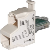 PK4540 Rj45 Data / Data Line Splitter 1X Rj45 Plug To 2X Rj45 Socket Rj45 Plug Split To 2X Rj45