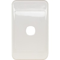 CLIPSAL PK4591 1 Gang Wall Plate White 2000 Series Size: 116X76x13mm 116x76x13mm