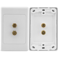 PRO2 PRO1030 2 Terminal Speaker Wall Plate 2X Banana Sockets 2X Banana Sockets 2 TERMINAL SPEAKER