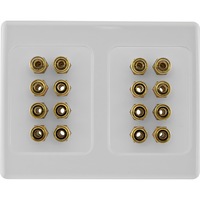 PRO2 PRO1144 16 Terminal Speaker Wall Plate 16X Banana Sockets 8X Banana Sockets 16 TERMINAL