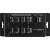 PRO2 PRO1257 8-Way Speaker Hub Parallel Volume Control Enables Volume Control In Up To 8 Rooms