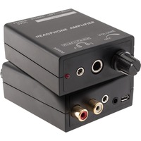 PRO2 PRO1343 Headphone Amplifier Stereo 3.5Mm and RCA Inputs Compact Design HEADPHONE AMPLIFIER