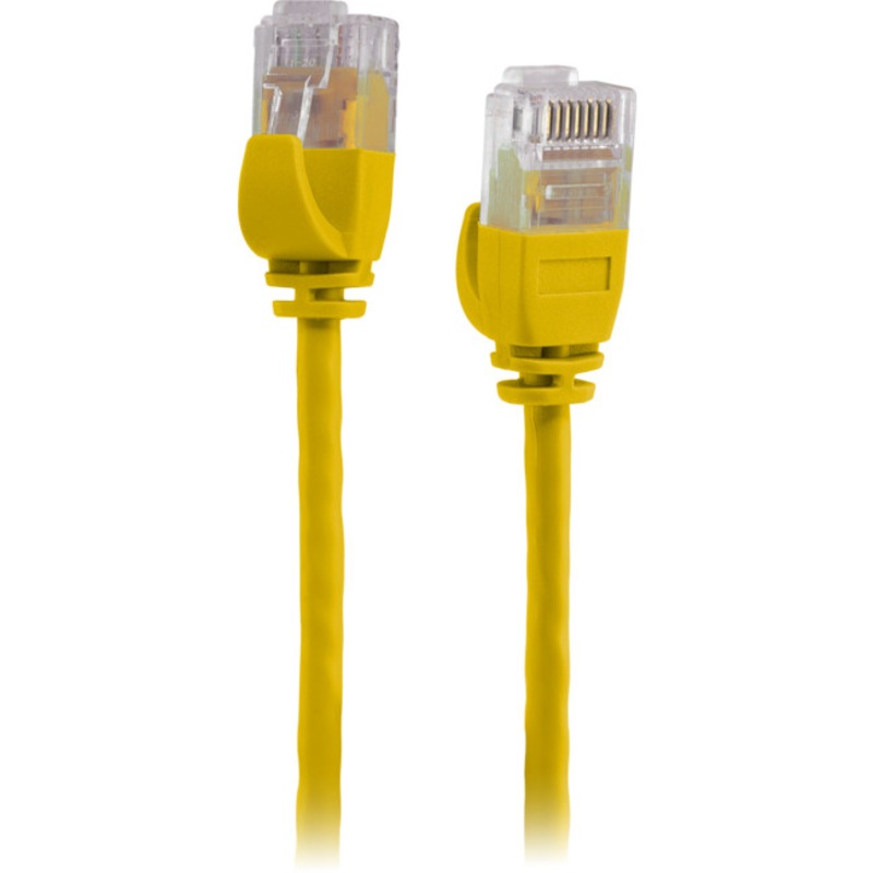 Buy PRO2 LC6SL0500YL 5M Slim Cat6 Patch Lead Yellow Ultra Thin MyDeal