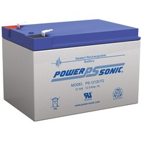 POWER SONIC PS12120 12V 12Amp Sla Battery F2 Terminal Sealed Lead Acid Size:151 X 102 X 94