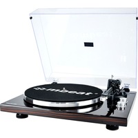 MBEAT PT18K Bluetooth Turntable Dark Wood Counterweight & Anti-Skating BLUETOOTH TURNTABLE