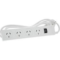 JACKSON PT4113 4-Way Powerboard With Surge Overload & 3Mt Lead Surge and Overload