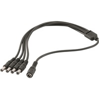 DOSS PW8204 2.1Mm Socket To 4X2.1Mm Plugs DC Distribution Lead 2.1X4 Perfect For Using a Single