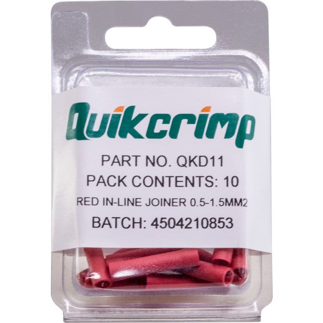QUIKCRIMP QKD11 Ils1.25 / 10Pk Spice Terminals Quickcrimp ILS1.25 / 10PK SPICE TERMINALS
