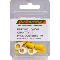 QUIKCRIMP QKD40 Rt6-7 / 10Pk Ring Terminal RT6-7 / 10PK RING TERMINAL