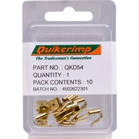 QUIKCRIMP QKD54 Piggy-Back Quick Connect 10Pk Pba6.4 / 10PK PIGGY-BACK QUICK CONNECT