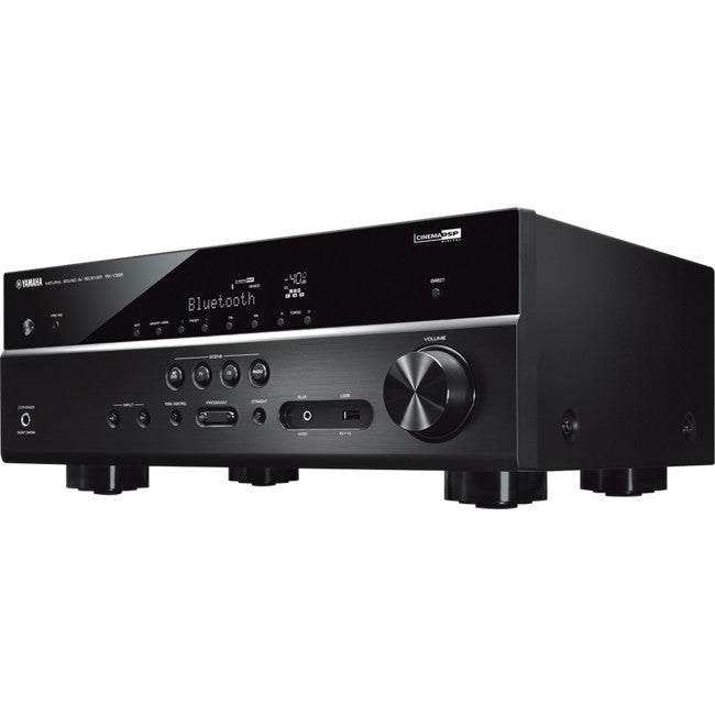 YAMAHA RXV385 5.1Ch 70W Bluetooth Receiver 4K Pass, Hdcp2.2, Hdr RX-V385 5-Channel Powerful