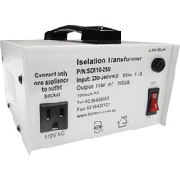 TORTECH SD110-250W 250W Usa Stepdown Transformer 110V Dielectrically Isolated All Our Stepdowns