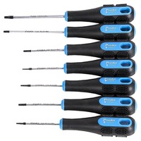 PROSKIT SD2302 7Pc Torx Screwdriver Kit 7 Piece T5 T6 T7 T8 T9 T10 T15 Elastomer Resin Non Slip