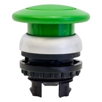 MOELLER SP6505 Mushroom Push Button Green Spring Return Emergency Switch Front Ring Titanium, Also