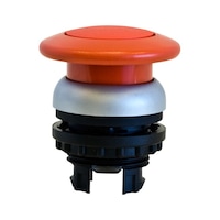 MOELLER SP6530 Mushroom Push Button Red Stay Put Emergency Switch Front Ring Titanium, Also