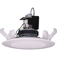 REDBACK SPP1005 4" 100V Line Speaker & Grille Oneshot White Tapped Outputs 0.3 To 5 Watts 4" 100V