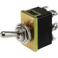 ST7201 Dpdt 10A Metal Toggle Switch Screw Terminals On - On Rating: 10Amp 250Vac DPDT 10A METAL