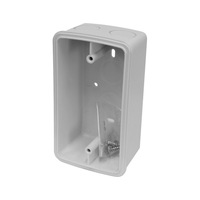 SUB0200 Surface Mount Back Box Ideal For 100V Volume Control Wall Plate 124mm(L) x 69mm(W) x