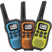 UNIDEN UH45-3 80Ch 0.5W UHF Handheld CB 3Pk With Kid-Z Mode