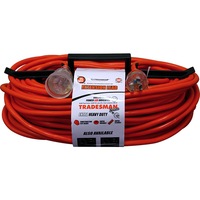 ULTRACHARGE UR24025T 25M Heavy Duty Extension Lead Tradesman- Orangeand Clear Plug 230-240V Ac 10