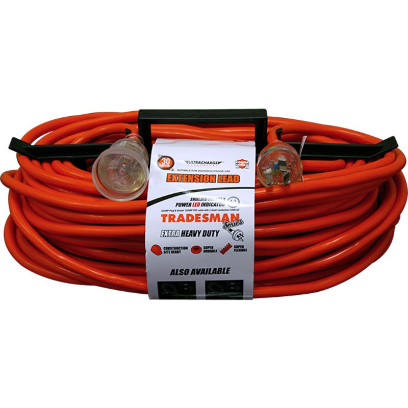 Buy UR24030T ULTRACHARGE 30M Heavy Duty Extension Lead Power Lead