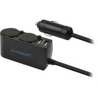 MBEAT USB-C202 Dual USB and Car Charger 3Amp 15W - (ipad) Capable To Work With 12V or 24V