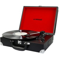 MBEAT USBTR88 Retro Turntable Recorder Record To Computer Constructed of Wood and Bound In a Fine