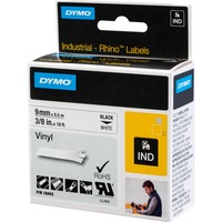 DYMO V-WHT-3/8 Refill Cartridge - 3/8" White Vinyl (9Mm) Labeler REFILL CARTRIDGE - 3/8"