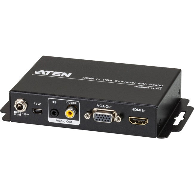ATEN VC812 HDMI VGA Converter With Scaler Audio Converts HDMI Signals To VGA Output HDMI VGA