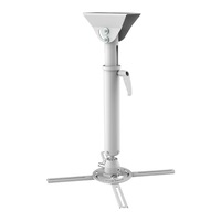 EZYMOUNT RED VPM300W White Projector Mount Telescopic 520-600Mm - Venturi Adjustable Height: