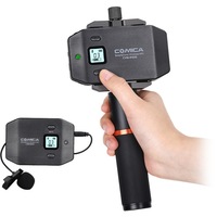 COMICA WS50B Wireless Lavalier Microphone 6Ch For Smartphone Ideal For Mobile Journalists,