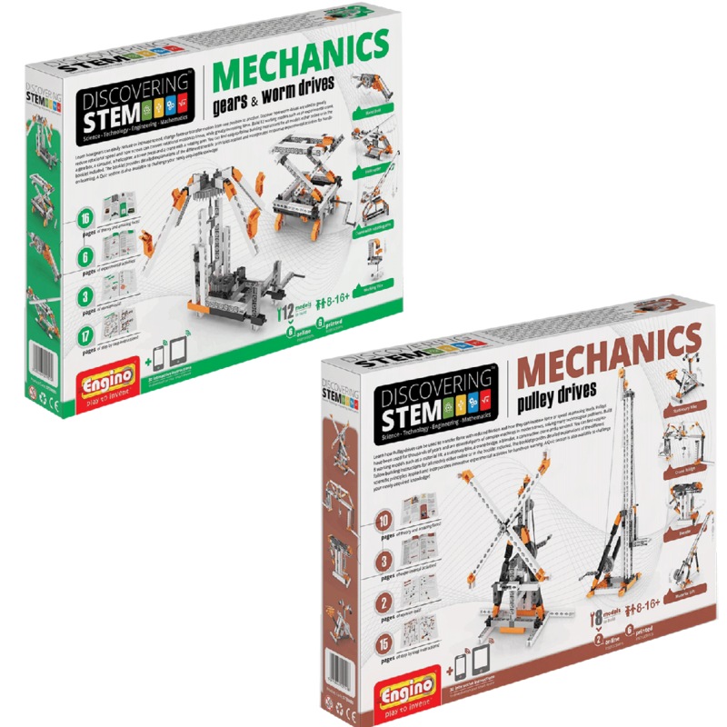 STEM Mechanics Multipack Gears & Worm Drives And Pulley Drives STEM