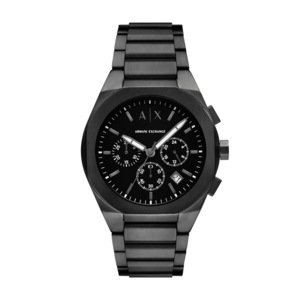 Armani Exchange Chronograph Black Stainless Steel Watch AX4183