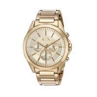 Armani Exchange Chronograph Drexler Watch AX2602 Stainless Steel Multifunction 723763252799 Yellow