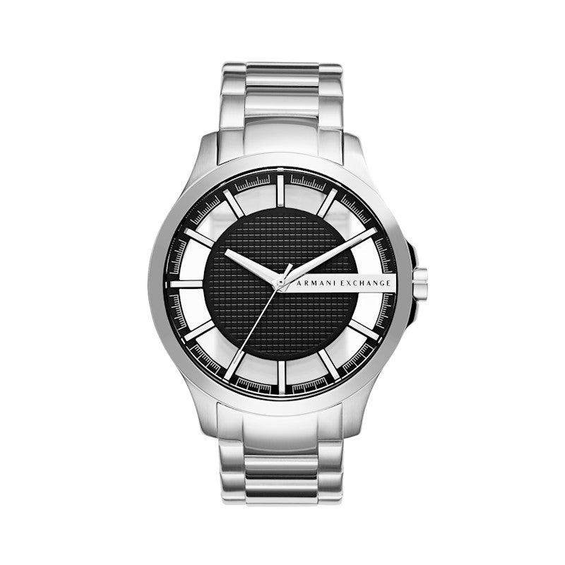 Buy Armani Exchange Silver See Through Watch AX2179 Stainless Steel  0723763243766 - MyDeal