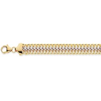 Bevilles Chain Necklace 9ct Yellow Gold Infusion 45cm
