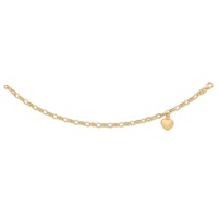 Bevilles Belcher Bracelet 9ct Yellow Gold 19cm
