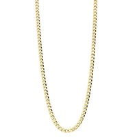 Bevilles Curb Necklace 9ct Yellow Gold 55cm