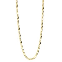 Bevilles Curb Necklace 9ct Yellow Gold 50cm