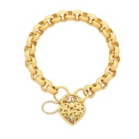 Bevilles Belcher Bracelet 9ct Yellow Gold Infusion 20cm