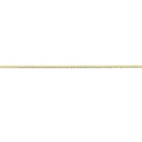 Bevilles Curb Necklace 9ct Yellow Gold Infusion 55cm