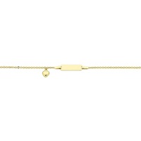 Bevilles ID Bracelet 9ct Yellow Gold Infusion